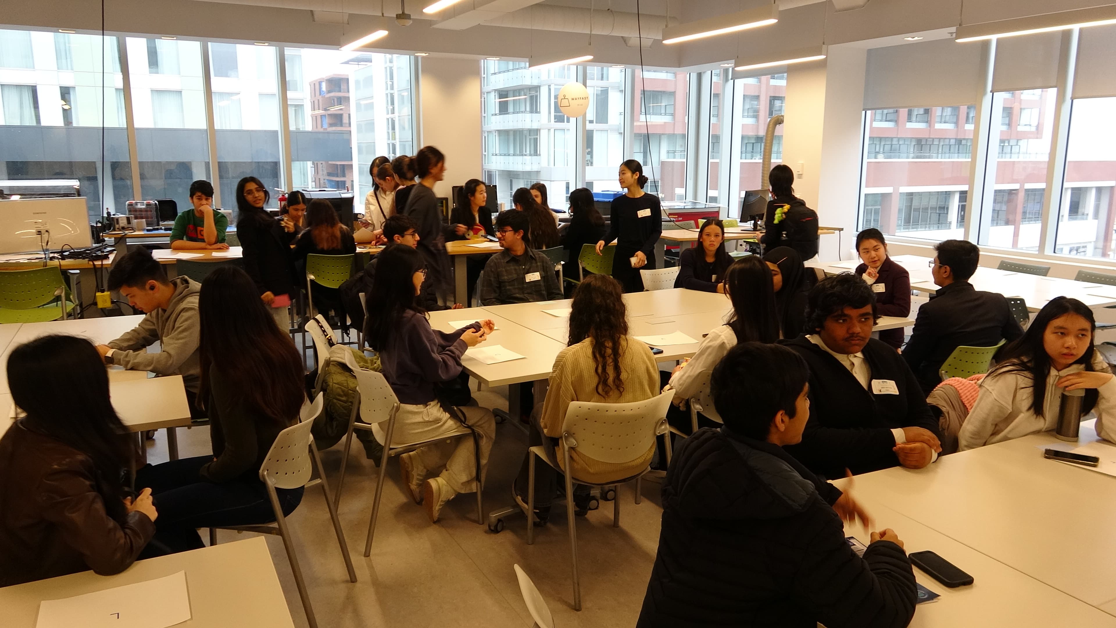CYC students collaborating during a program session